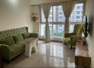Living Room in 3 BHK Apartment at Oberoi Mall, Dindoshi – for Rent