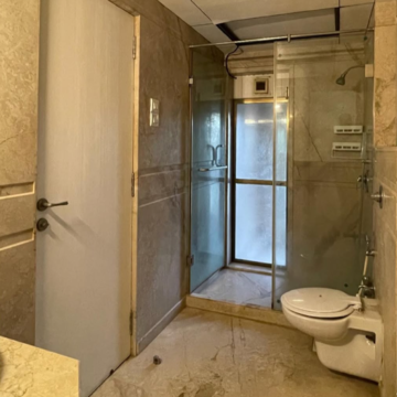 Building Lobby in 3 BHK Apartment at Raheja Tipco Heights, Kasam Baug – for Rent