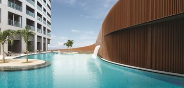 Swimming Pool in 3 BHK Apartment at Lodha The World Towers World One Tier 2, Worli – for Rent