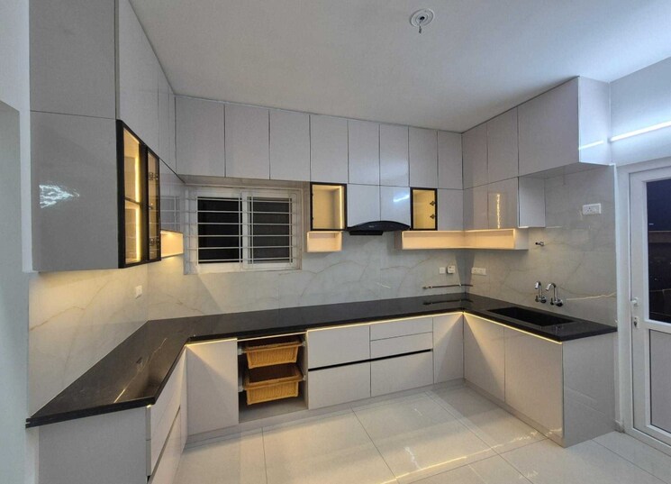Kitchen, rajapushpa-provincia 3 Bedroom 2020 Sq.Ft. Apartment In Narsingi Hyderabad 8900082