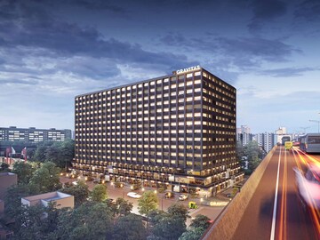  Office Space – Exterior View View at Shyamal - for Rent