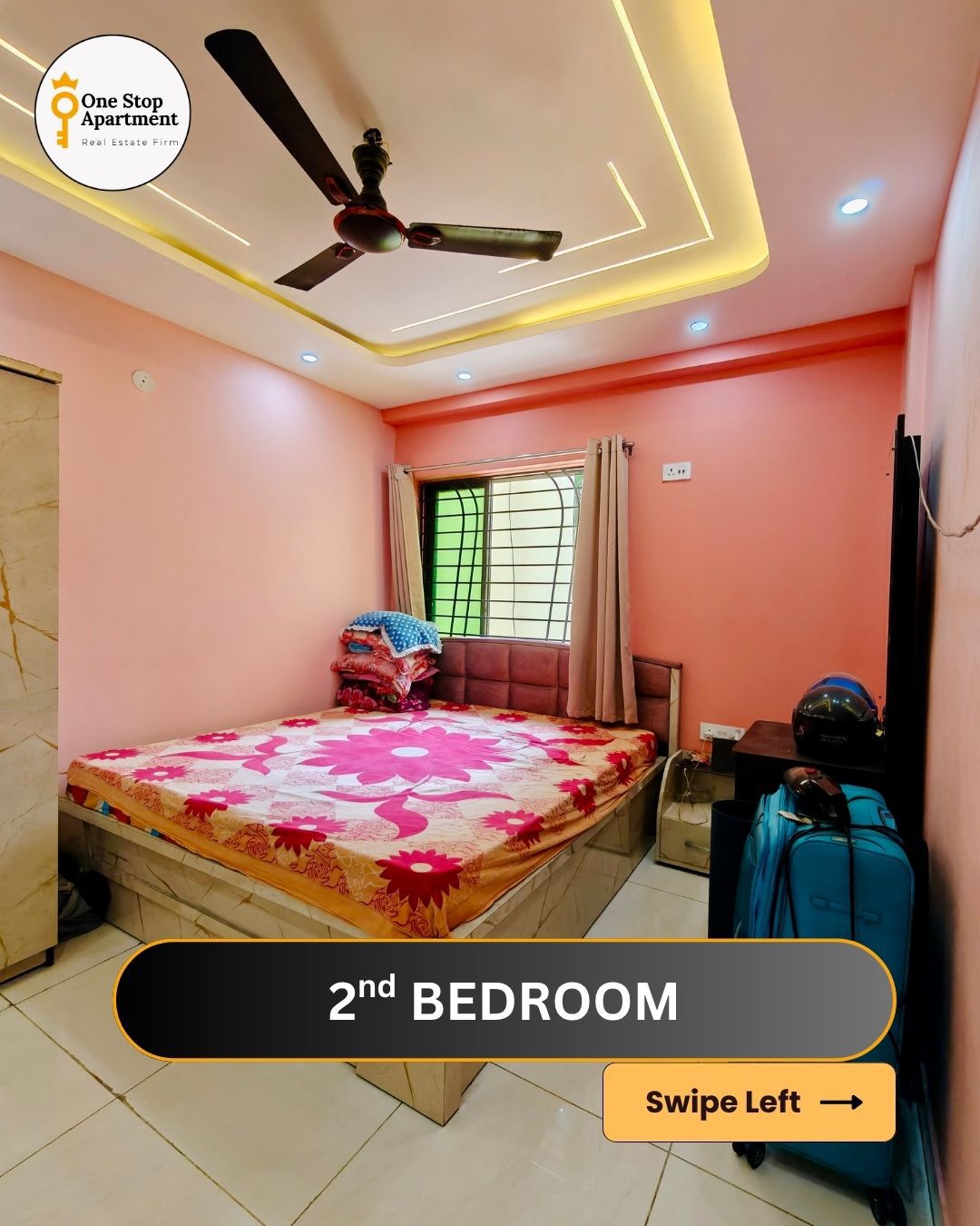 2 BHK + Pooja Room Apartment For Rent in New Town Tower