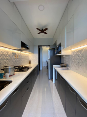 Kitchen in 2 BHK Apartment at Siddhi Highland Haven, Balkum Pada – for Sale