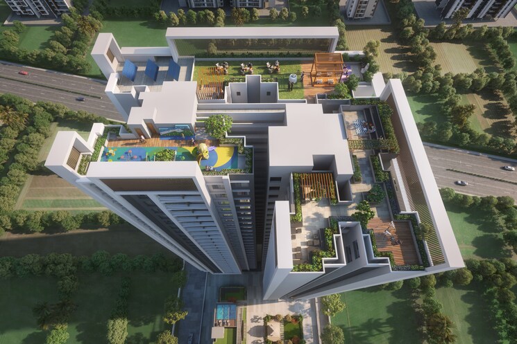 Exterior View, wakad 3 Bedroom 1094 Sq.Ft. Apartment In Wakad Pune 8900475