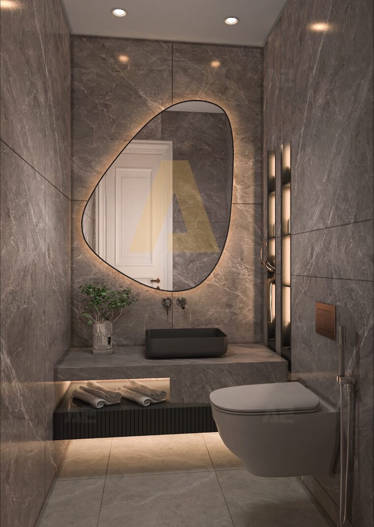 Bathroom, woodview-residences 4 Bedroom 3000 Sq.Ft. Builder Floor In Sector 89 Gurgaon 8900539