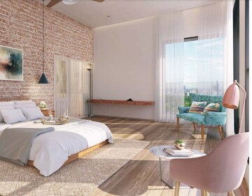 Bedroom in 3 BHK Apartment at Urbania 140 Shivaji Park, Dadar West – for Rent