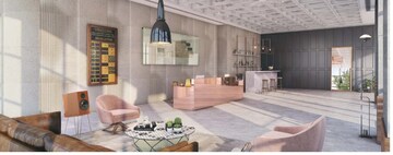 Living Room in 3 BHK Apartment at Urbania 140 Shivaji Park, Dadar West – for Rent