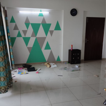 Living Room in 2 BHK Apartment at Goyal And Co Orchid Woods, Hennur – for Rent