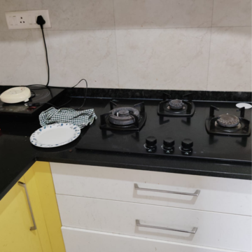 Kitchen in 2 BHK Apartment at Goyal And Co Orchid Woods, Hennur – for Rent