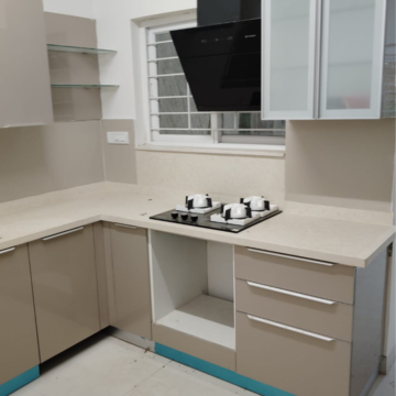 Kitchen in 3 BHK Villa at Ramky Serene Woods, Nagenahalli – for Rent