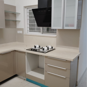 Kitchen in 3 BHK Villa at Ramky Serene Woods, Nagenahalli – for Rent