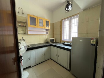 Kitchen in 1 BHK Builder Floor at Green Park Extension – for Rent