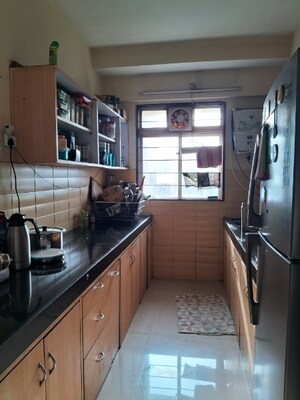 Kitchen in 2 BHK Apartment at Dosti Flamingos, Parel – for Rent