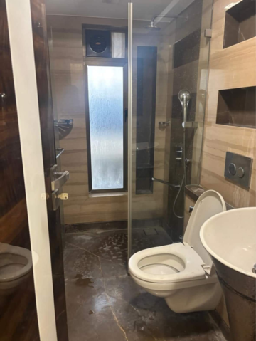 Bathroom in 2 BHK Apartment at Krishna Residency Malad West, Sunder Nagar – for Rent