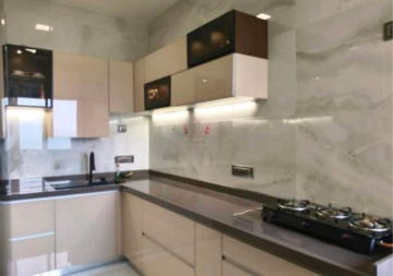 Kitchen in 2 BHK Apartment at Krishna Residency Malad West, Sunder Nagar – for Rent