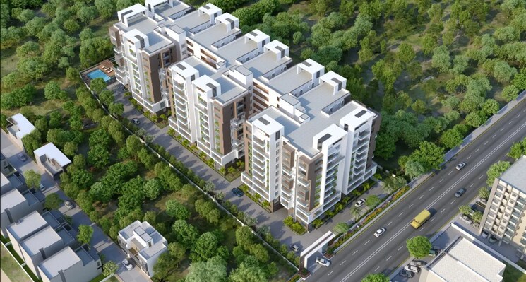 Exterior View, vamsiram-west-wood 3 Bedroom 2440 Sq.Ft. Apartment In Tolichowki Hyderabad 8900862