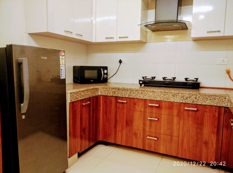 Kitchen, sbp-gateway-of-dreams 3 Bedroom 1000 Sq.Ft. Apartment In Dhakoli Zirakpur 8901106