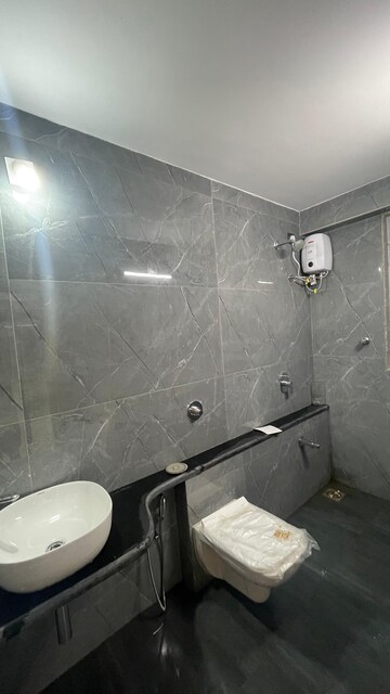 Bathroom in 2 BHK Apartment at Lake View Apartments Powai, Powai – for Rent