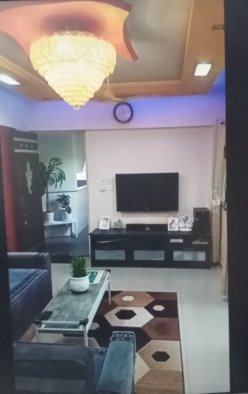 Living Room in 2 BHK Apartment at Rail Vihar CHS, Kharghar Sector 4 – for Rent