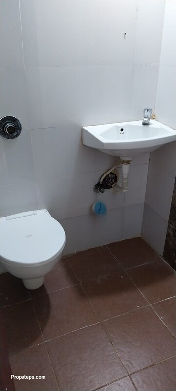 Bathroom in 1 BHK Apartment at Sethia Green View, Goregaon West – for Rent