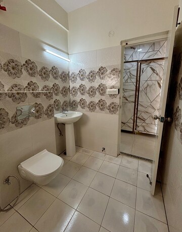 Bathroom in 3 BHK Apartment at Canal Road – for Rent