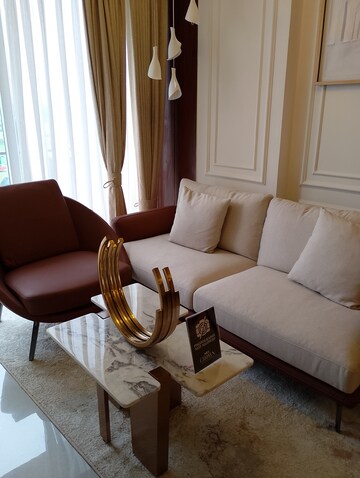 Living Room in 3 BHK Apartment at MRG Crown, Sector 106 – for Sale