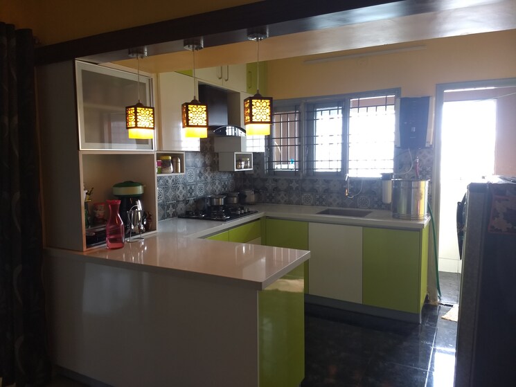 Kitchen, samhita-crescent 3 Bedroom 1500 Sq.Ft. Apartment In Kaggadasapura Bangalore 8901575