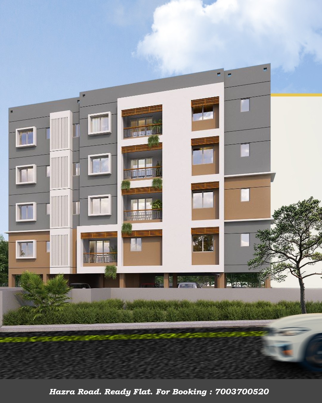 3 BHK + Study Room Apartment For Sale in Sw.Hazra