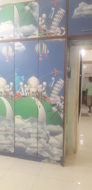 Bathroom in 1 BHK Apartment at Akul Apartments, Kopar Khairane – for Rent
