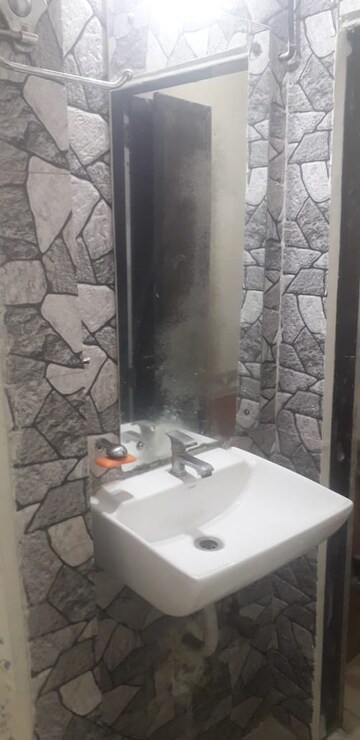 Bathroom in 1 BHK Apartment at Akul Apartments, Kopar Khairane – for Rent