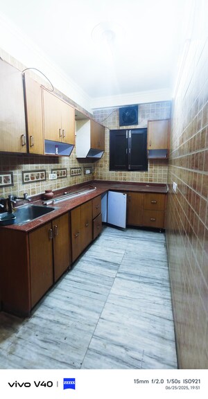 Kitchen in 3 BHK Builder Floor at East Of Kailash – for Sale