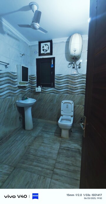 Bathroom in 3 BHK Builder Floor at East Of Kailash – for Sale