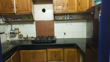 Kitchen in 1 RK Independent House at Sector 16 – for Rent