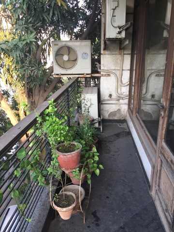 Balcony in 3 BHK Apartment at Panchsheel Enclave – for Rent