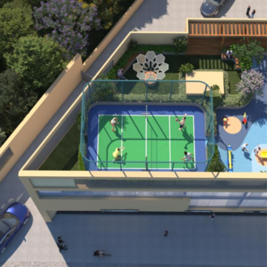 Balcony in 2 BHK Apartment at Mansion Sky Meridian, Tathawade – for Sale