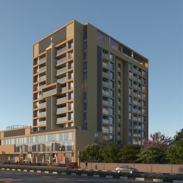 Exterior View, mansion-sky-meridian 2 Bedroom 700 Sq.Ft. Apartment In Tathawade Pune 8901769