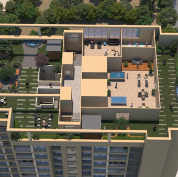 Balcony in 2 BHK Apartment at Mansion Sky Meridian, Tathawade – for Sale