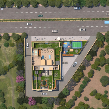 Master Plan in 2 BHK Apartment at Mansion Sky Meridian, Tathawade – for Sale