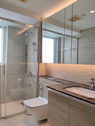 Bathroom in 4 BHK Apartment at DLF The Crest, Sector 54 – for Rent