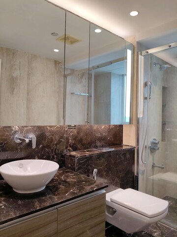 Bathroom in 4 BHK Apartment at DLF The Crest, Sector 54 – for Rent