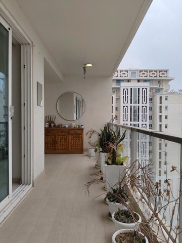 Balcony in 4 BHK Apartment at DLF The Crest, Sector 54 – for Rent