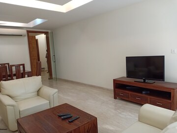 Living Room in 3 BHK Apartment at Defence Colony – for Rent