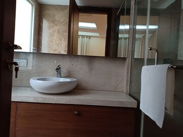 Bathroom in 3 BHK Apartment at Defence Colony – for Rent
