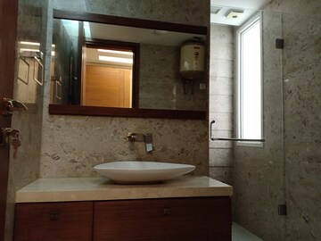 Bathroom in 3 BHK Apartment at Defence Colony – for Rent
