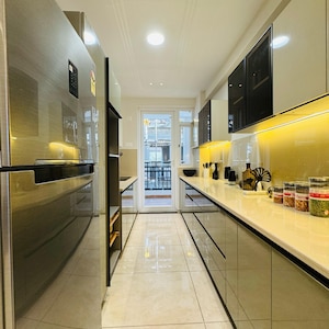 Kitchen in 3 BHK Apartment at Nagla Road – for Sale