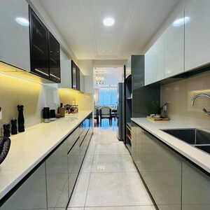 Kitchen in 3 BHK Apartment at Nagla Road – for Sale