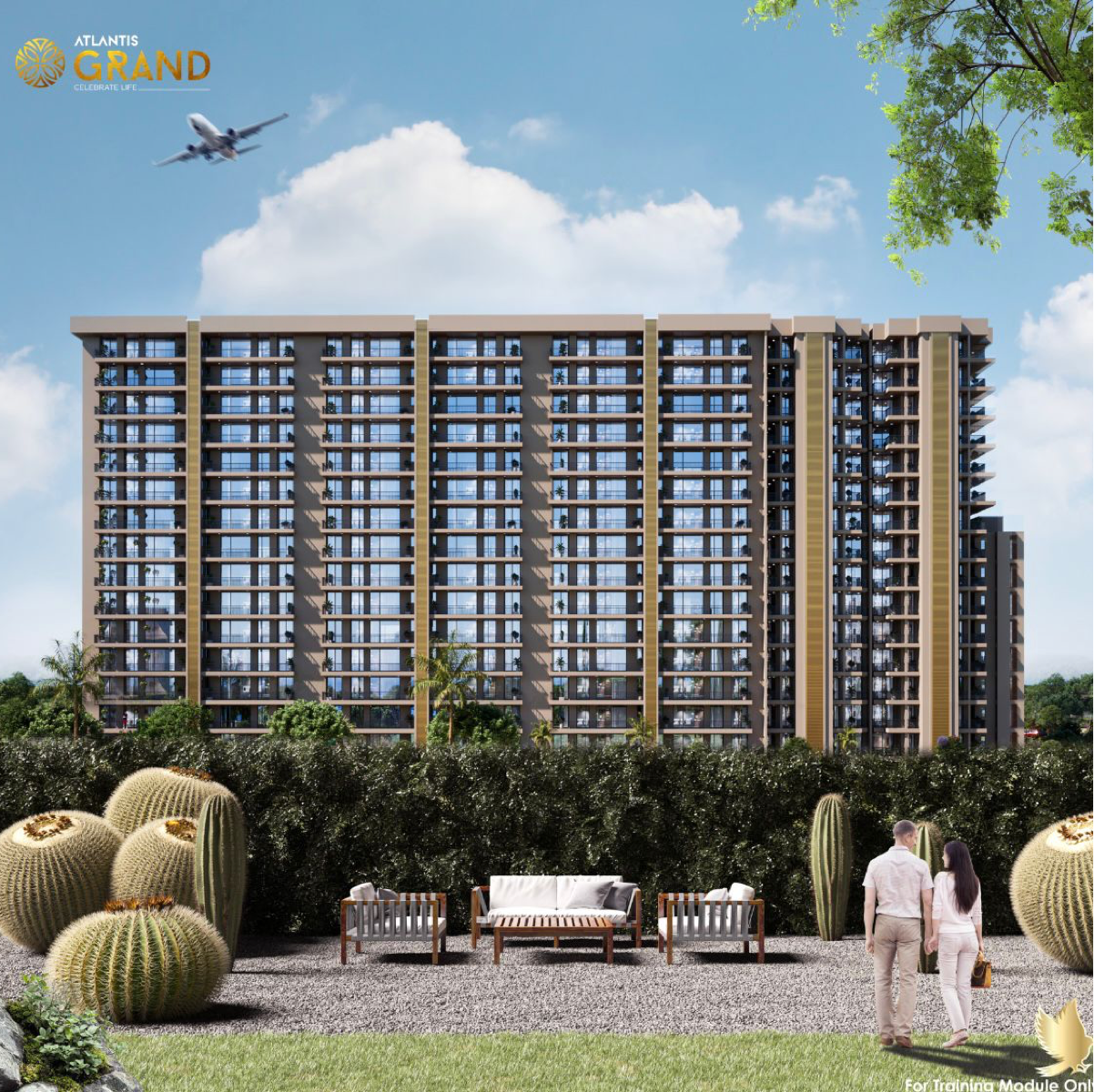 3 BHK + Pooja Room Apartment For Sale in The Atlantis Grand 