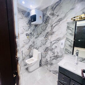 Bathroom in 3 BHK Builder Floor at Panchsheel Vihar – for Sale