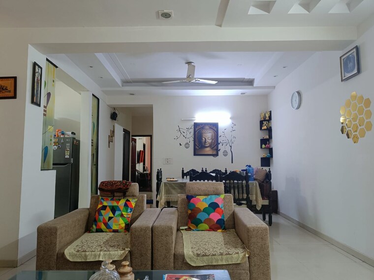 Living Room, prateek-laurel 3 Bedroom 1560 Sq.Ft. Apartment In Sector 120 Noida 8901982