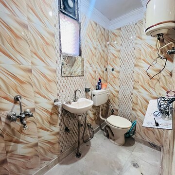 Bathroom in 2 BHK Builder Floor at Khirki Extension – for Rent